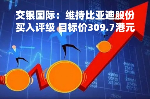 交银国际：维持比亚迪股份买入评级 目标价309.7港元