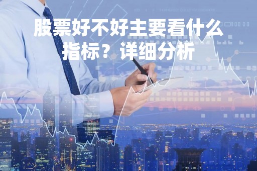 股票好不好主要看什么指标？详细分析