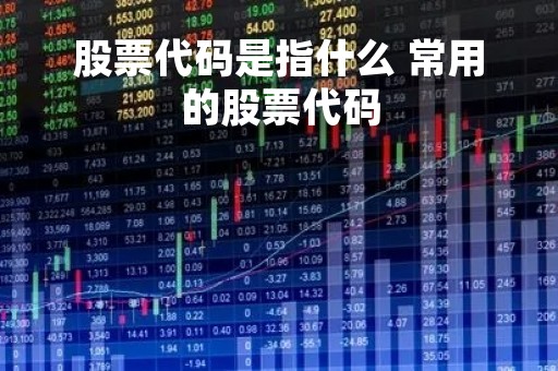 股票代码是指什么 常用的股票代码