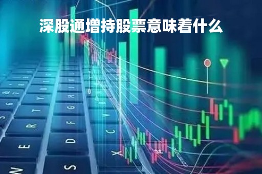 深股通增持股票意味着什么