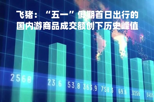 飞猪：“五一”假期首日出行的国内游商品成交额创下历史峰值