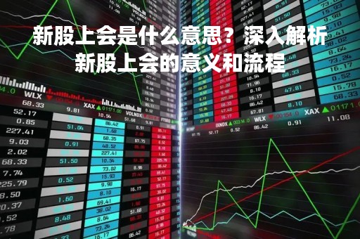新股上会是什么意思？深入解析新股上会的意义和流程