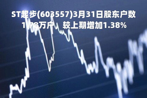 ST起步(603557)3月31日股东户数1.78万户，较上期增加1.38%
