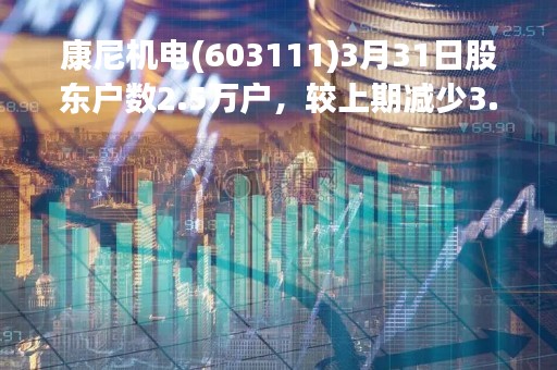康尼机电(603111)3月31日股东户数2.5万户，较上期减少3.7%