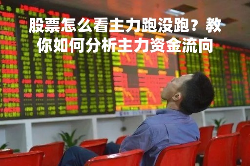 股票怎么看主力跑没跑？教你如何分析主力资金流向