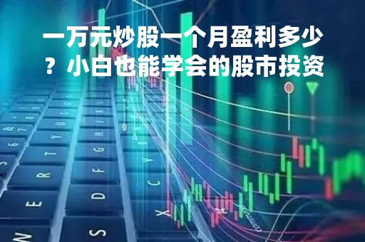 一万元炒股一个月盈利多少？小白也能学会的股市投资技巧