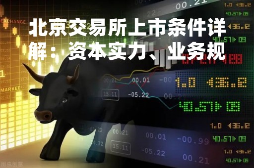 北京交易所上市条件详解：资本实力、业务规模、品牌影响力缺一不可