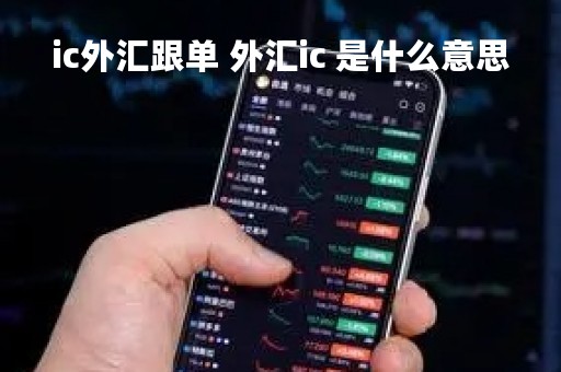 ic外汇跟单 外汇ic 是什么意思
