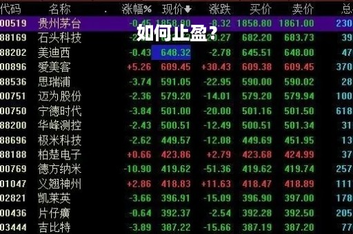 如何止盈？