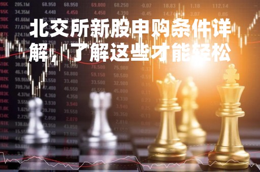 北交所新股申购条件详解，了解这些才能轻松参与