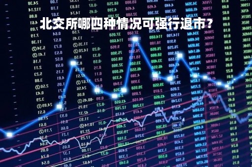 北交所哪四种情况可强行退市？