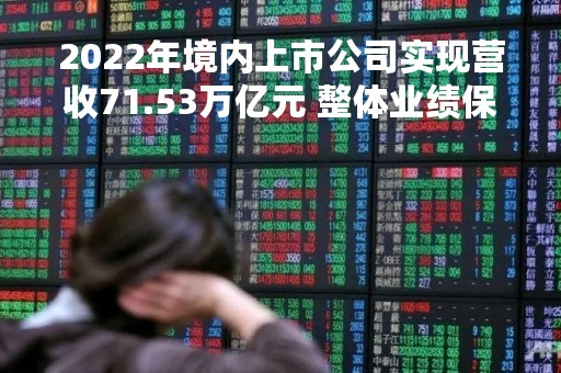 2022年境内上市公司实现营收71.53万亿元 整体业绩保持韧性增长