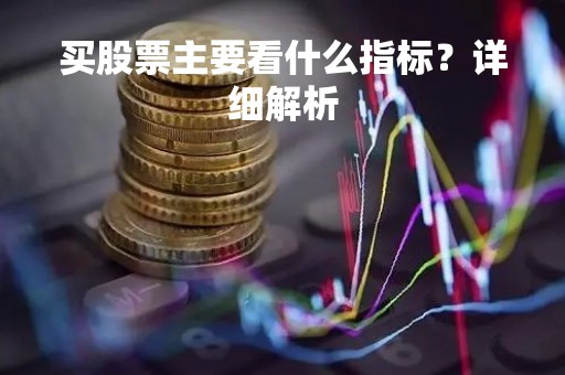 买股票主要看什么指标？详细解析