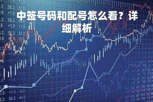 中签号码和配号怎么看？详细解析