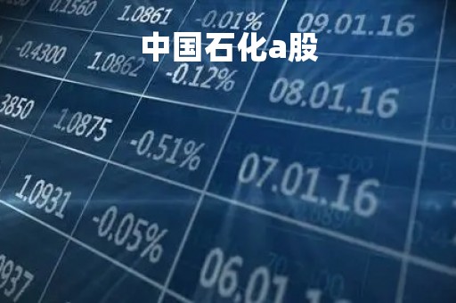 中国石化a股