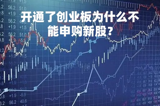 开通了创业板为什么不能申购新股？