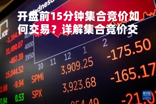 开盘前15分钟集合竞价如何交易？详解集合竞价交易策略
