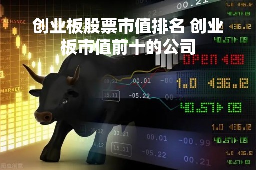 创业板股票市值排名 创业板市值前十的公司