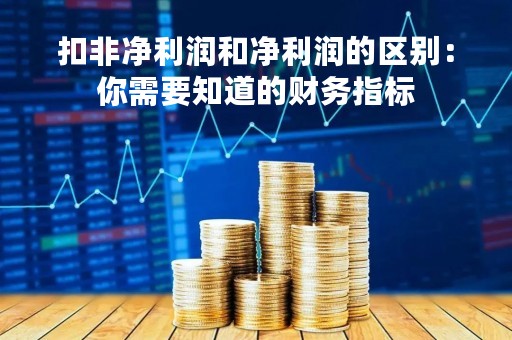 扣非净利润和净利润的区别：你需要知道的财务指标