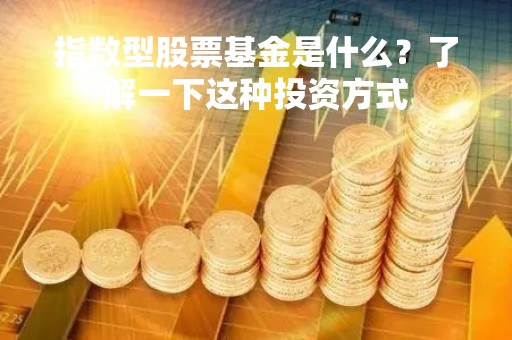 指数型股票基金是什么？了解一下这种投资方式