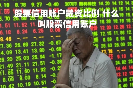 股票信用账户融资比例 什么叫股票信用账户