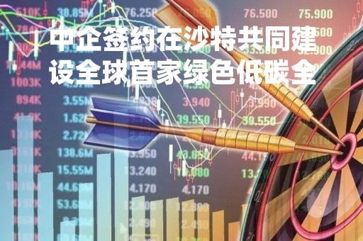 中企签约在沙特共同建设全球首家绿色低碳全流程厚板工厂