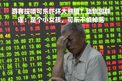 游客投喂可乐吓坏大熊猫？动物园辟谣：是个小女孩，可乐不慎掉落