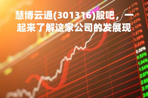 慧博云通(301316)股吧，一起来了解这家公司的发展现状