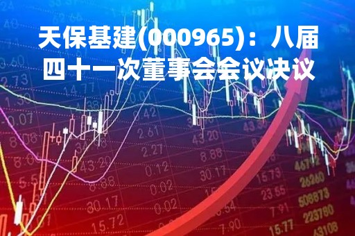天保基建(000965)：八届四十一次董事会会议决议，审议3项议案获通过