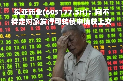 东亚药业(605177.SH)：向不特定对象发行可转债申请获上交所受理