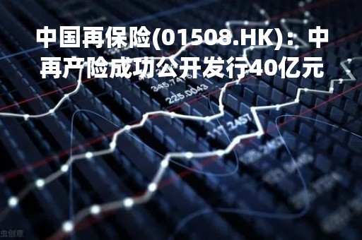 中国再保险(01508.HK)：中再产险成功公开发行40亿元资本补充债券