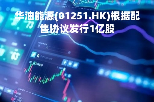 华油能源(01251.HK)根据配售协议发行1亿股