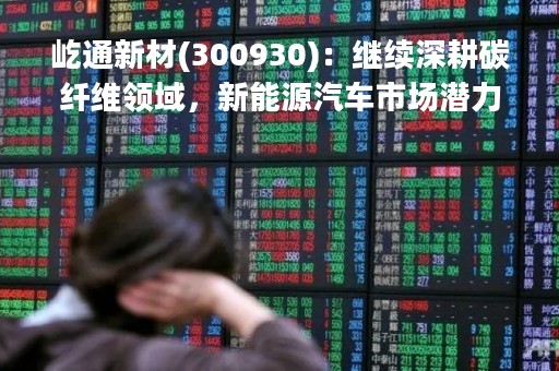 屹通新材(300930)：继续深耕碳纤维领域，新能源汽车市场潜力巨大