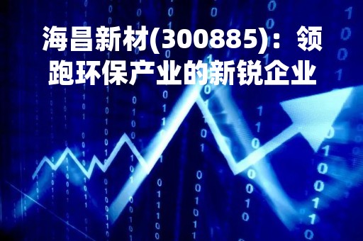海昌新材(300885)：领跑环保产业的新锐企业