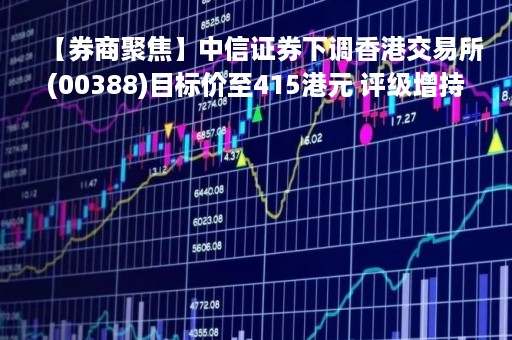 【券商聚焦】中信证券下调香港交易所(00388)目标价至415港元 评级增持
