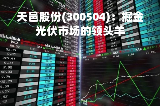 天邑股份(300504):掘金光伏市场的领头羊 天邑股份(300504):掘金光伏市场的领头羊