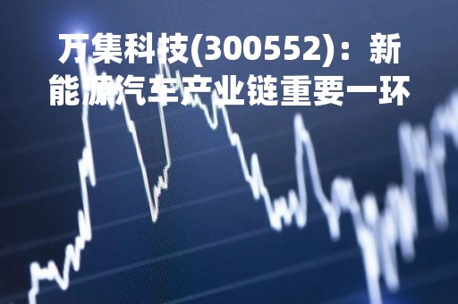 万集科技(300552)：新能源汽车产业链重要一环，前景广阔