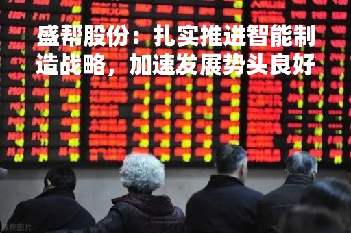 盛帮股份：扎实推进智能制造战略，加速发展势头良好
