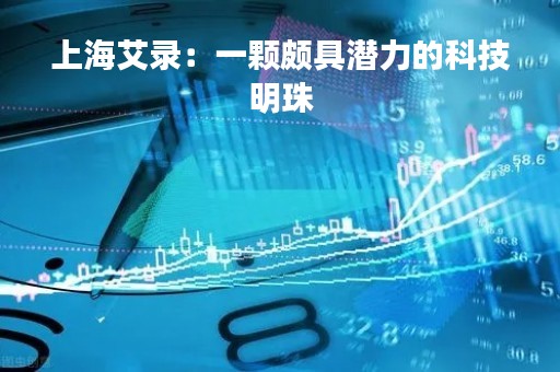 上海艾录：一颗颇具潜力的科技明珠
