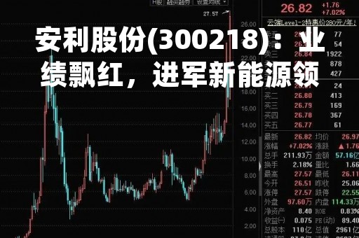 安利股份(300218)：业绩飘红，进军新能源领域，前景广阔