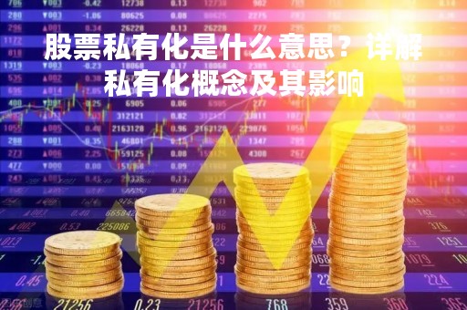 股票私有化是什么意思？详解私有化概念及其影响