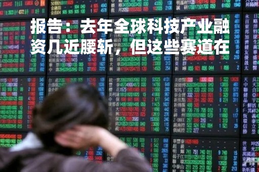 报告：去年全球科技产业融资几近腰斩，但这些赛道在逆势而上