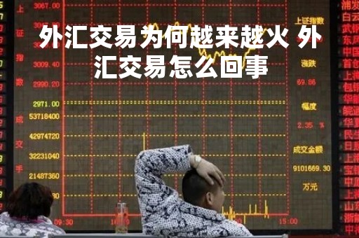 外汇交易为何越来越火 外汇交易怎么回事