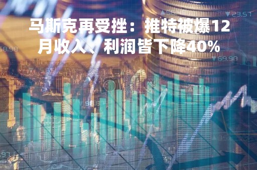 马斯克再受挫：推特被爆12月收入、利润皆下降40%