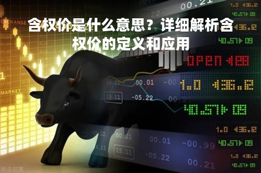 含权价是什么意思？详细解析含权价的定义和应用