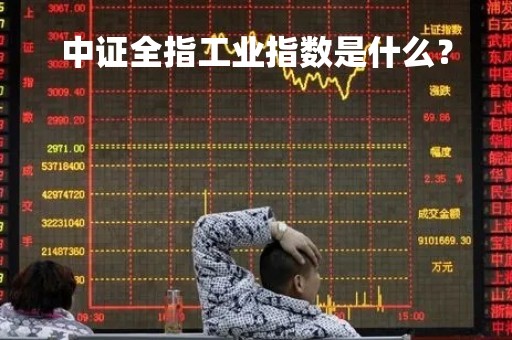 中证全指工业指数是什么？