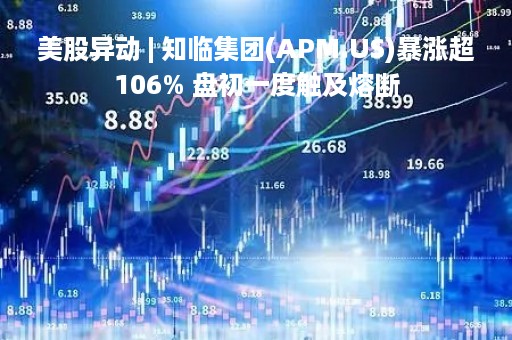 美股异动 | 知临集团(APM.US)暴涨超106% 盘初一度触及熔断