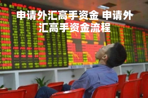 申请外汇高手资金 申请外汇高手资金流程