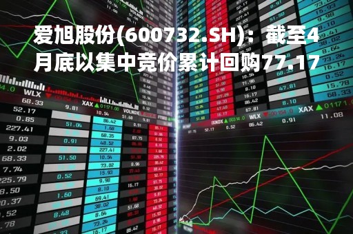爱旭股份(600732.SH)：截至4月底以集中竞价累计回购77.17万股