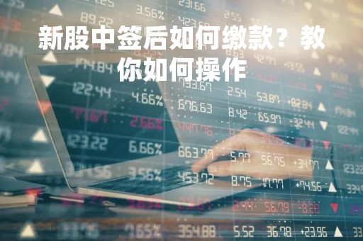 新股中签后如何缴款？教你如何操作